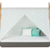 Tipi sivi krevet